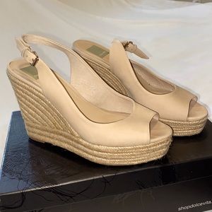 Dolce Vita Jollen Nude Nubuck Wedge